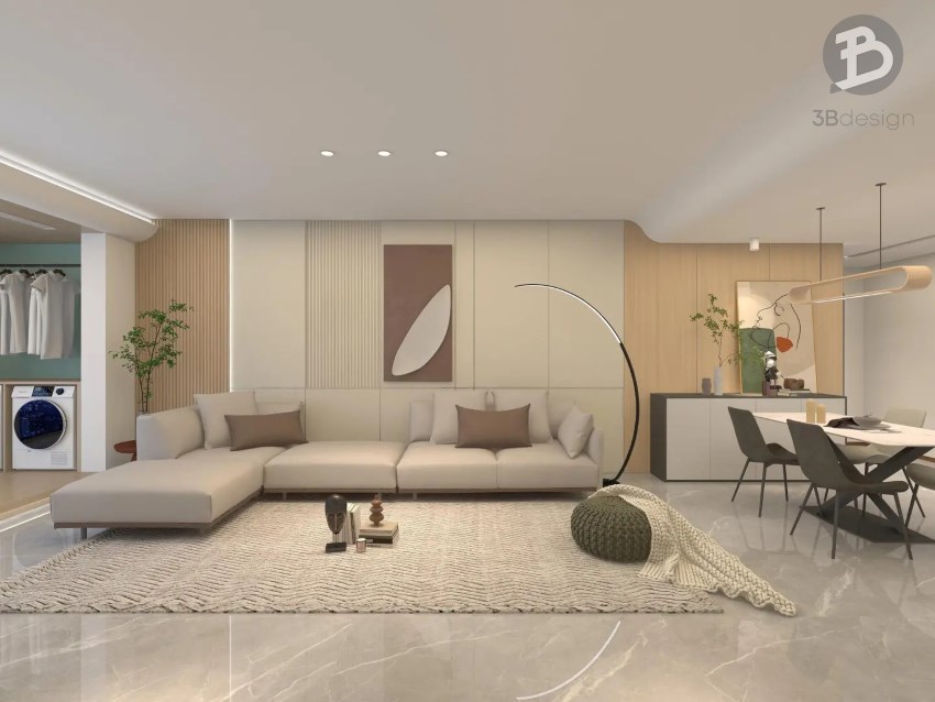 Thiết kế nội thất căn hộ chung cư studio phong cách hiện đại