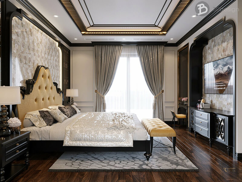 Nội thất phòng ngủ phong cách Đông Dương (Indochine Style)