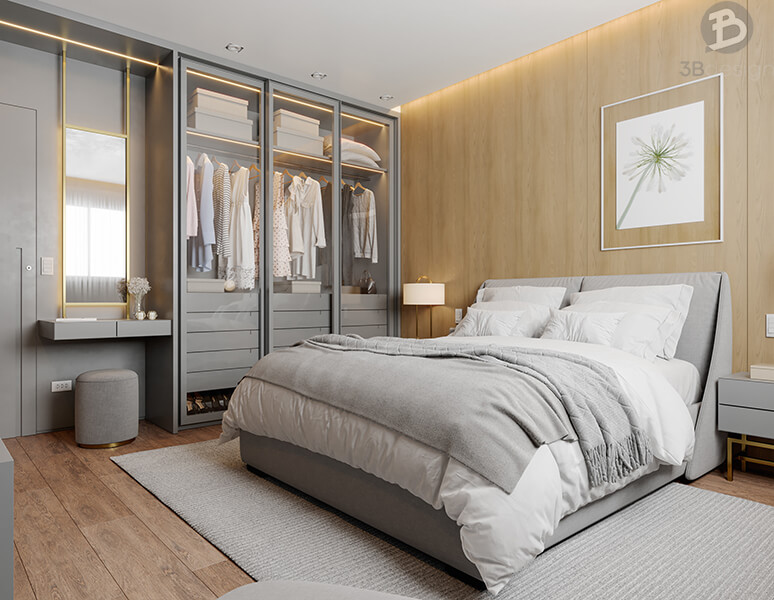 nội thất phòng ngủ thiết kế hiểu hiện đại Modern Style