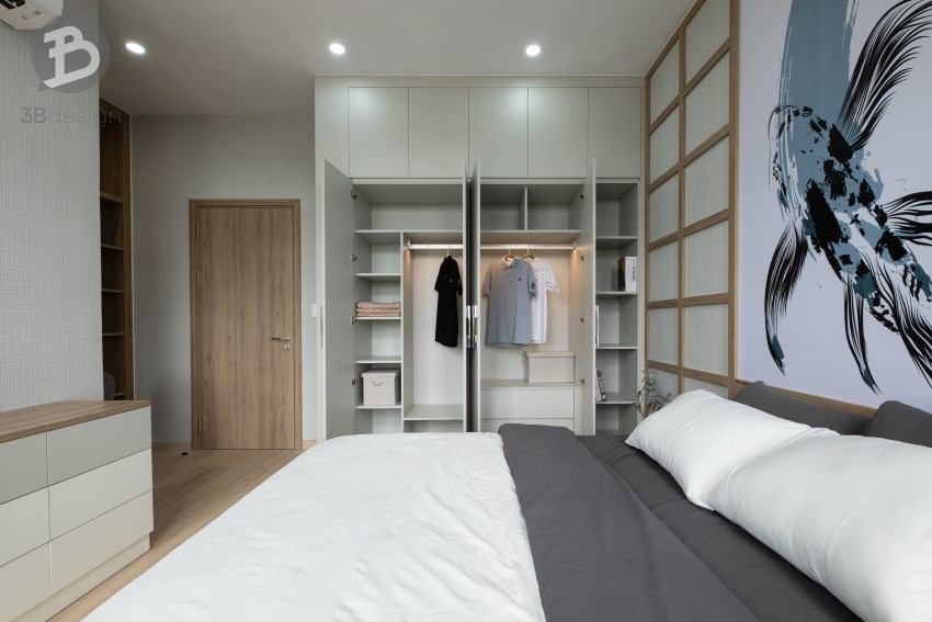 Phòng ngủ phong cách thiết kế nội thất tối giản