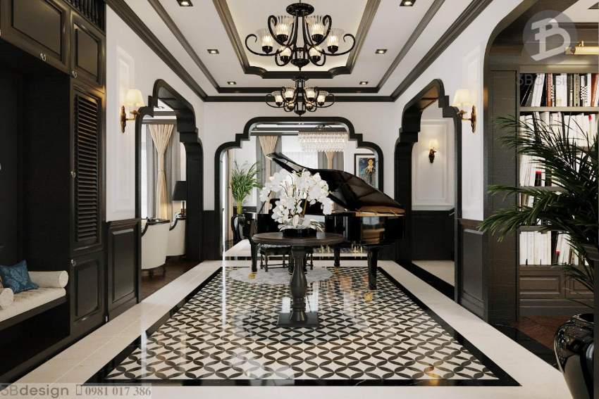 Nội thất nhà phố Indochine