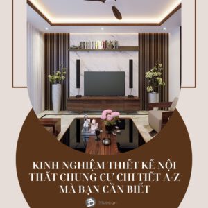 kinh nghiệm thiết kế nội thất chung cư