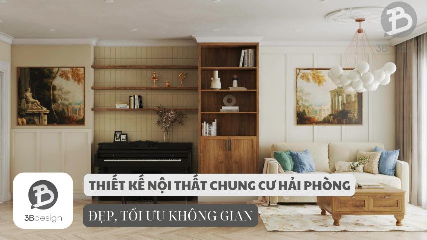 Thiết kế thi công nội thất chung cư Hải Phòng