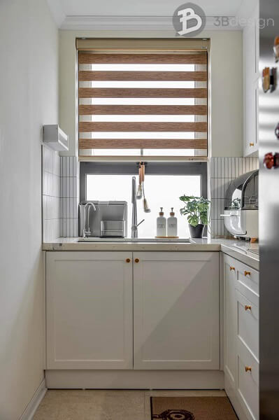 Thiết kế nội thất phòng bếp chung cư phong cách châu Âu đẹp