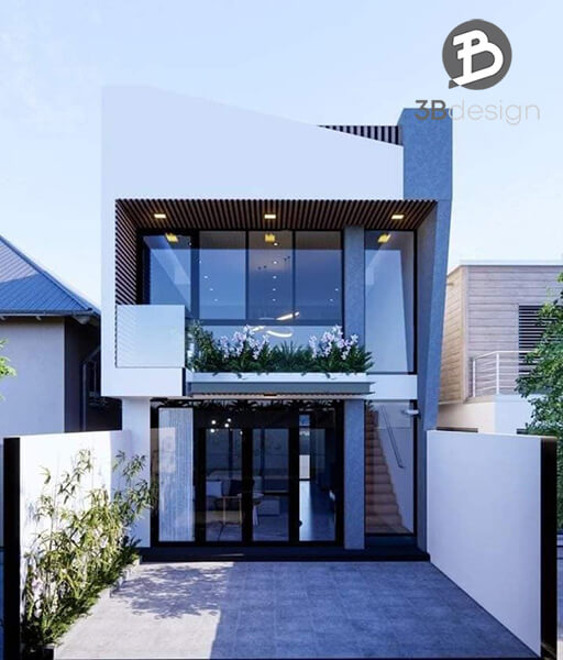 3B Design chuyên thiết kế thi công trọn gói chuyên nghiệp nhà tầng mái lệch đẹp hiện đại ưa chuộng nhất