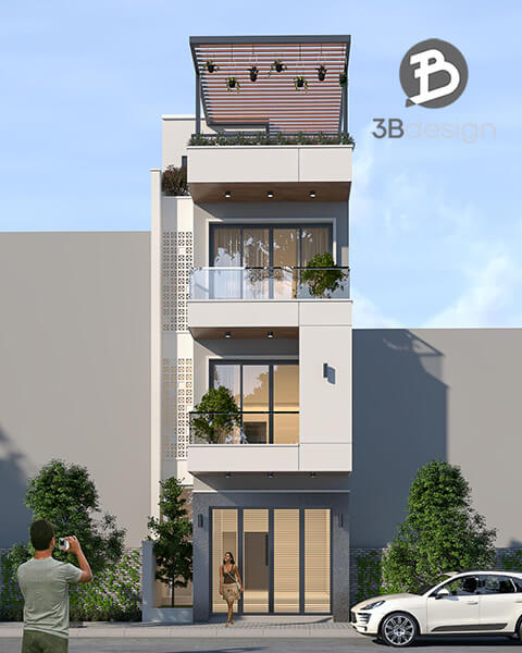 3B Design chuyên thiết kế và thi công các mẫu nhà có tầng tum ưa chuộng nhất năm 2023
