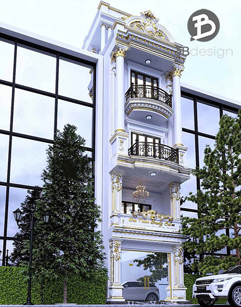 Nhà phố 5 tầng có thang máy tối ưu quá trình di chuyển giữa các tầng trong nhà