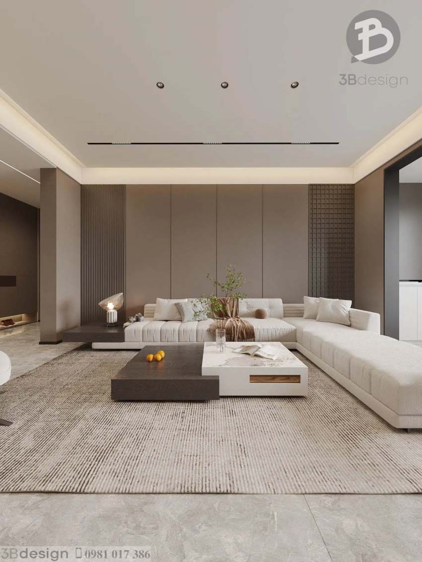 Mẫu thiết kế nội thất căn hộ chung cư đẹp phong cách tối giản