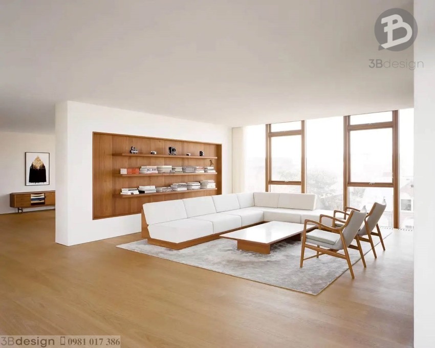 Thiết kế nội thất căn hộ tối giản