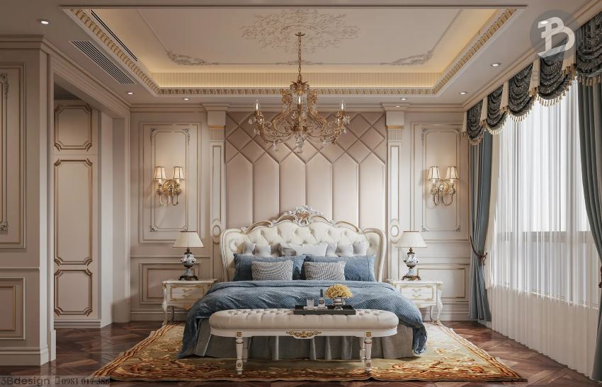 Phòng ngủ phong cách cổ điển cao cấp