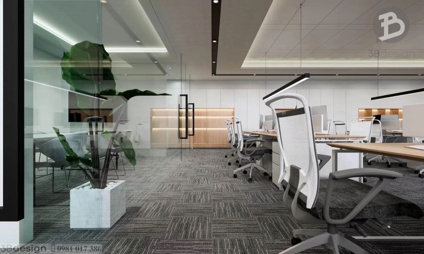 Thiết kế hệ thống kỹ thuật cần phù hợp với không gian văn phòng