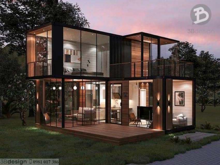 Mẫu thiết kế nhà ở bằng container đẹp