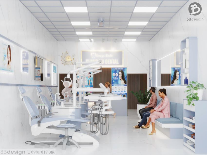 Mẫu thiết kế phòng khám nha khoa đẹp hiện đại mới nhất 2024