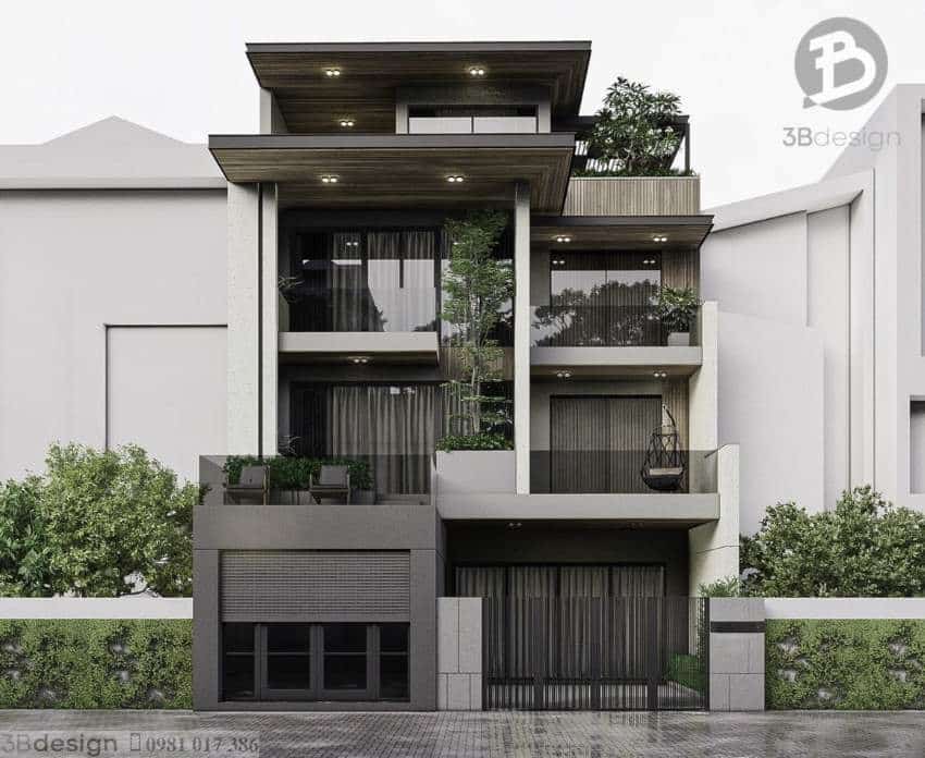 Biệt thự phố ở kết hợp kinh doanh