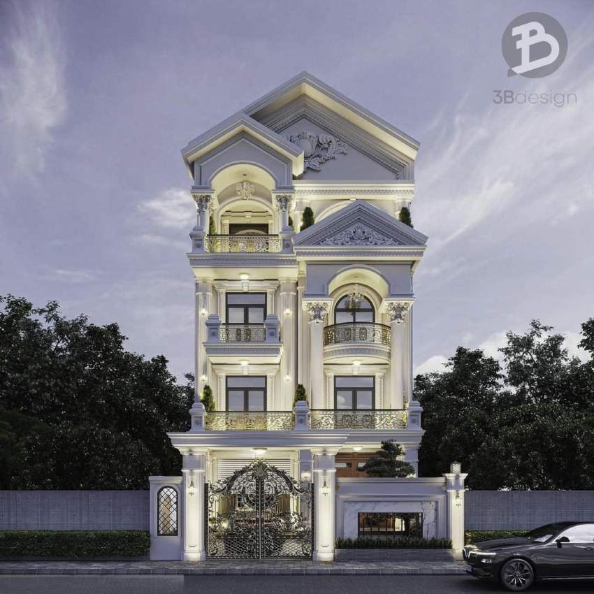 Thiết kế nhà biệt thự đẹp tại Bắc Ninh