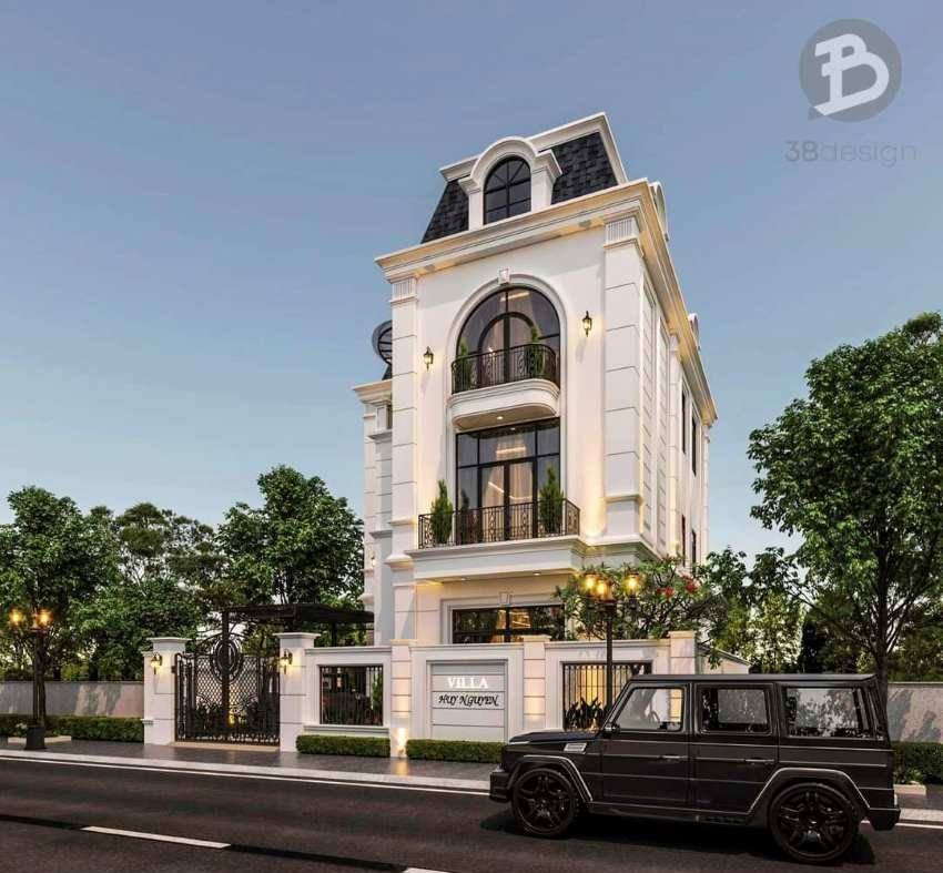 Thiết kế nhà ở Bắc Ninh phong cách tân cổ điển