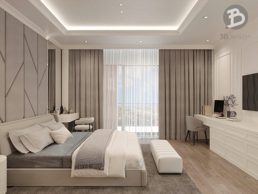 Cửa sổ phòng ngủ lớn