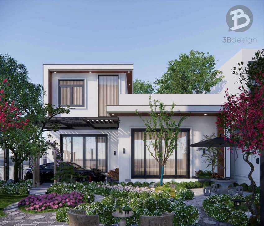 Mẫu nhà vườn hiện đại