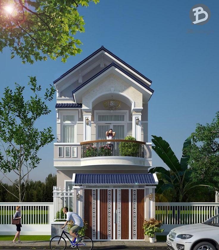 Mẫu thiết kế nhà tân cổ điển 2 tầng 100m2 đẹp