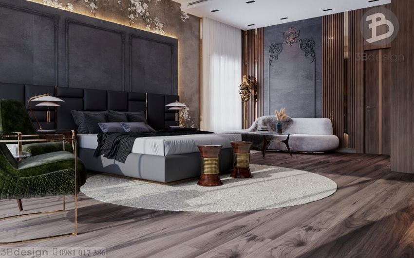Nội thất phòng ngủ hiện đại 3BDesign