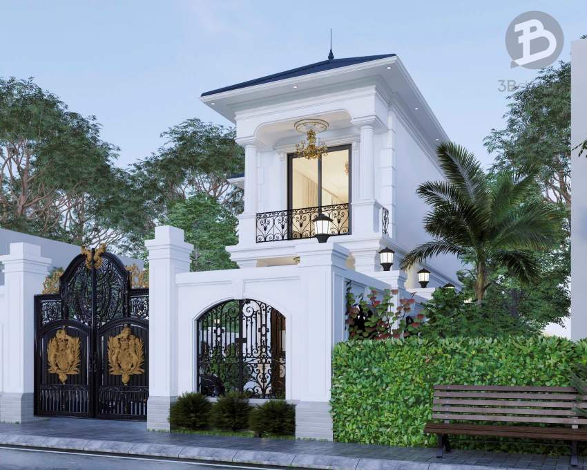 Thiết kế cổng và hàng rào