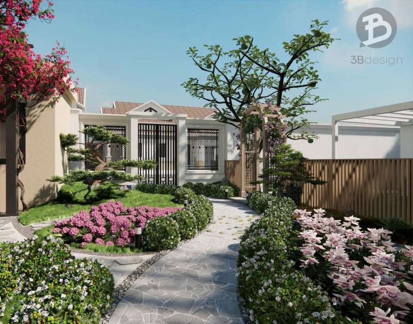 Thiết kế không gian sân vườn