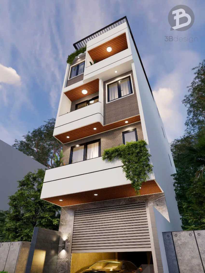 Thiết kế nhà phố hiện đại