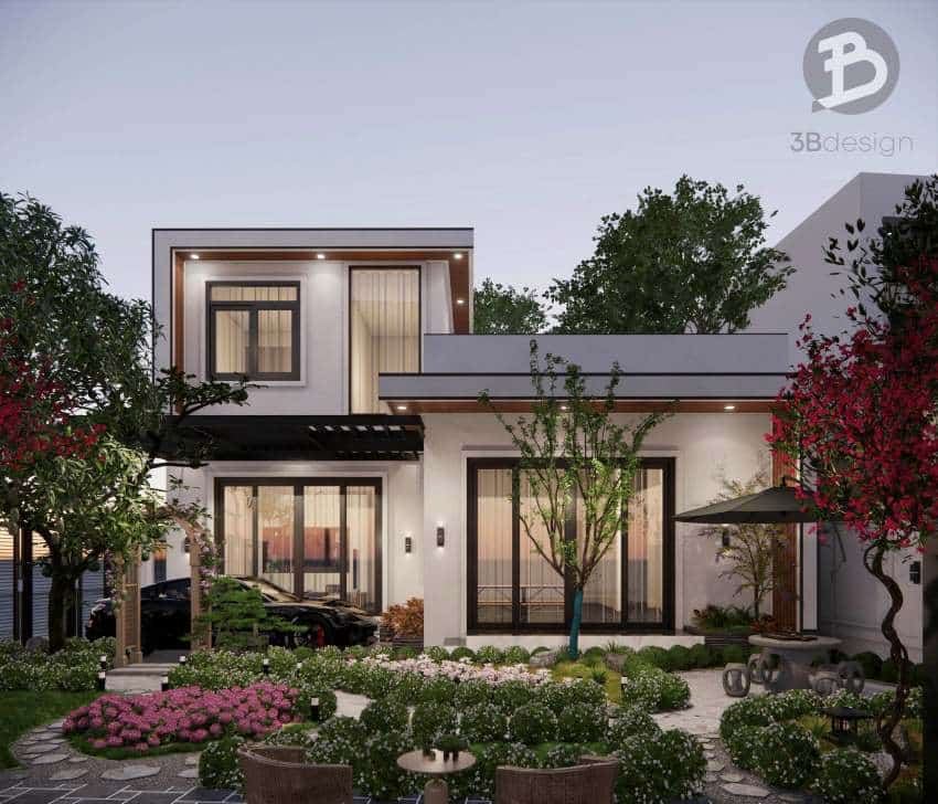 Thiết kế nhà vườn đẹp