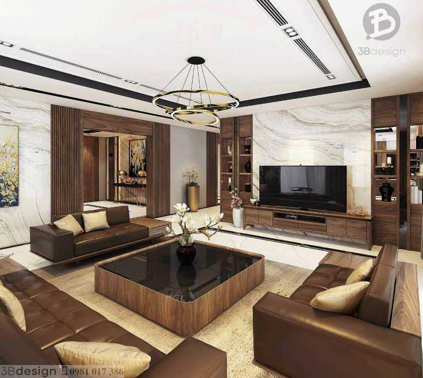Mẫu thiết kế nội thất nhà phố gỗ tự nhiên đẹp tại Ninh Bình