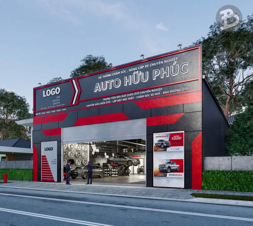 Biển hiệu với độ nhận diện cao
