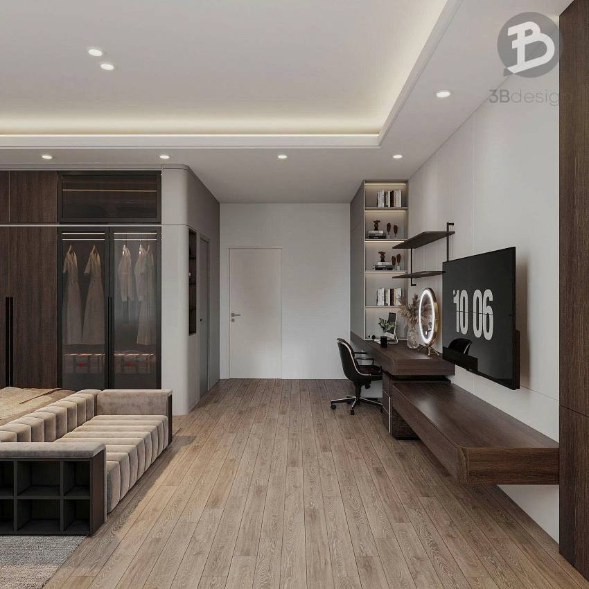Không gian nội thất thoáng rộng