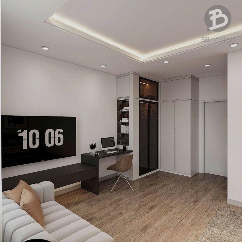 Nội thất đơn giản, gọn gàng
