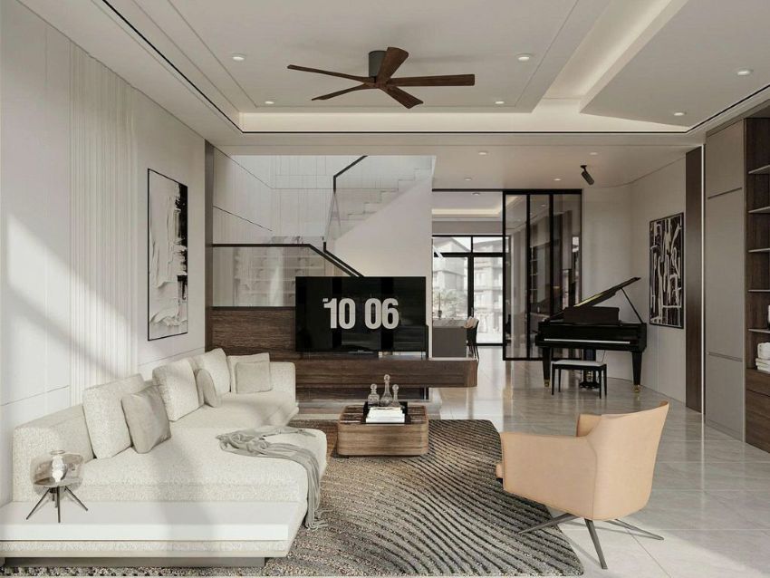Thiết kế nội thất nhà 4 tầng