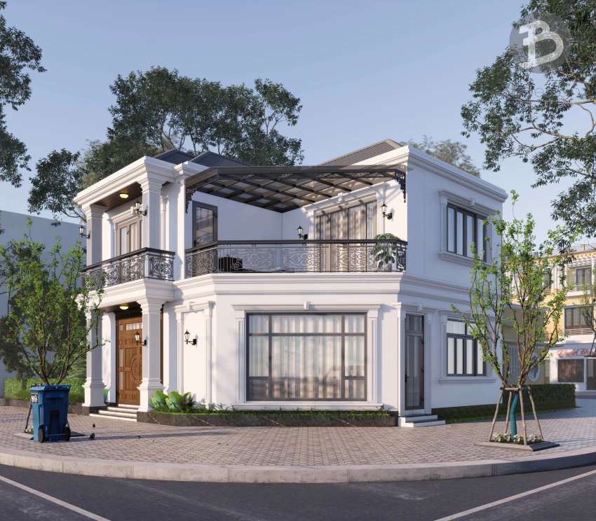Kiến trúc nhà 10x10m 2 tầng