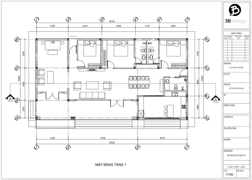 Thiết kế công năng nhà vườn Huế