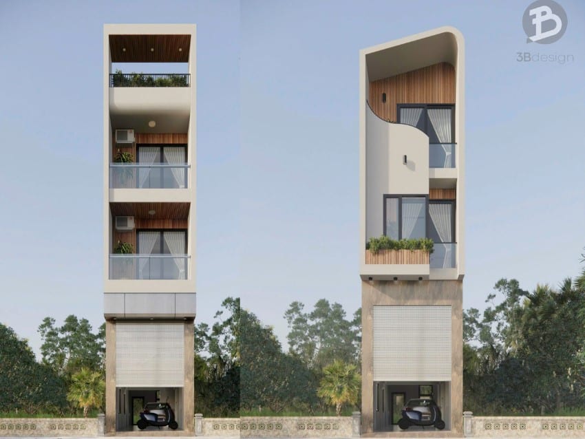 Thiết kế nhà ống tại Hưng Yên đẹp