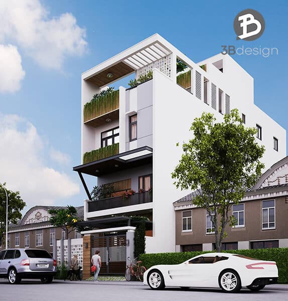 Thiết kế nhà phố đẹp tại Hưng Yên