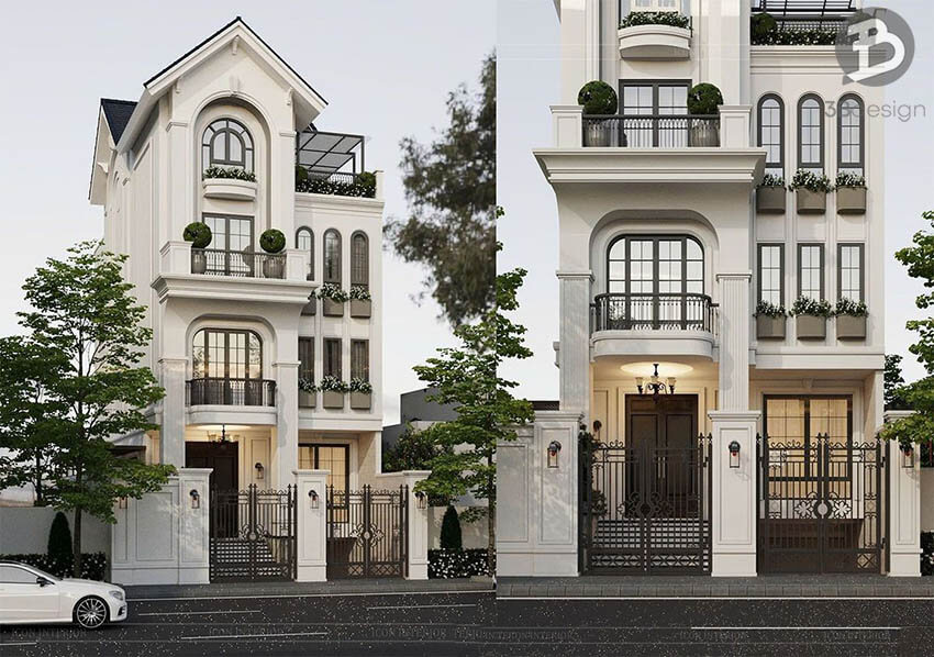 Thiết kế biệt thự tân cổ điển đẹp tại Ninh Bình