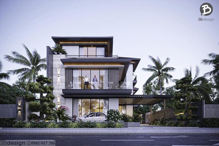 Thiết kế biệt thự hiện đại tại Ninh Bình