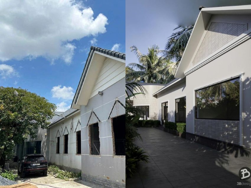 Thiết kế cải tạo biệt thự