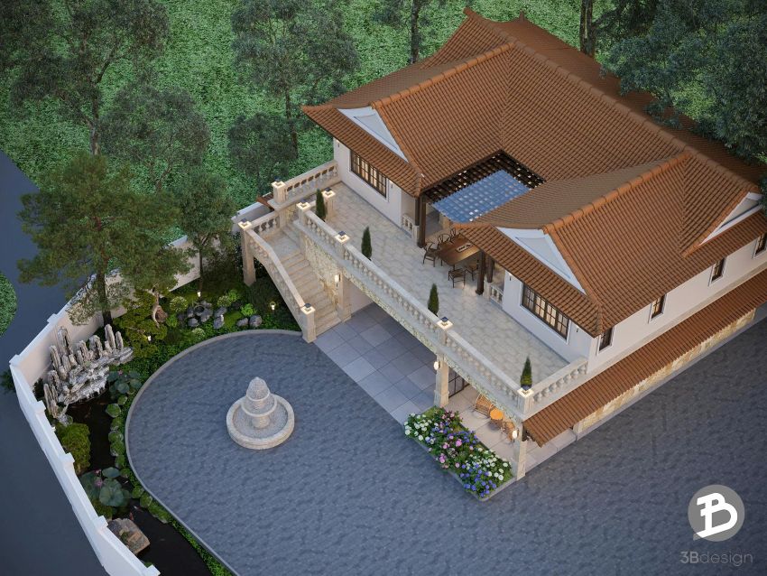 Thiết kế nhà tam hợp viện
