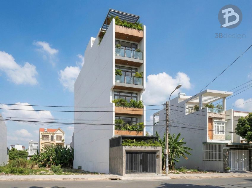 Nhà 5 tầng có hầm ở và kinh doanh
